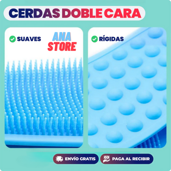 BANDA EXFOLIANTE DE SILICONA PARA DUCHA