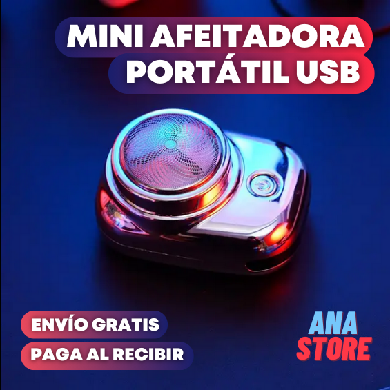 MINI AFEITADORA PORTÁTIL USB